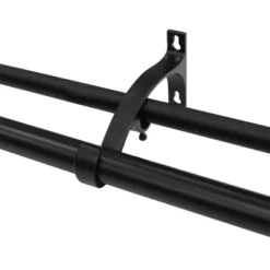 Lumi Home Furnishings 72"x144" Decorative Drapery Double Rod Set With Crystal Square Finials Black -Home Improvement Store GUEST f9020223 5e93 4d78 b0d1 264e531f321e