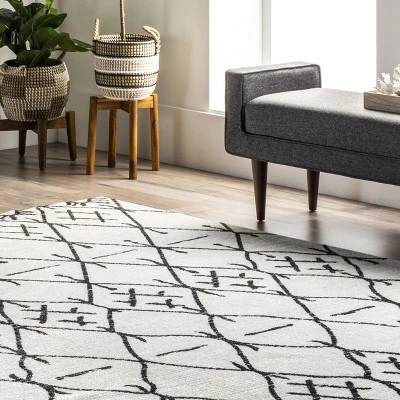 NuLOOM Machine Washable Global Trellis Area Rug 10 NuLOOM Machine Washable Global Trellis Area Rug - Image 8