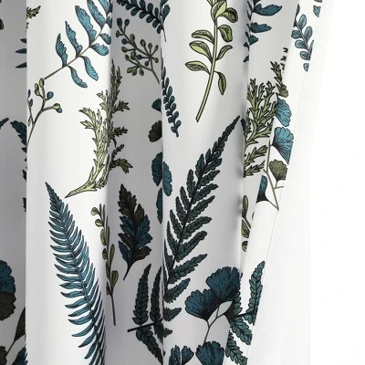 18"x52" Devonia Allover Light Filtering Valance White/Green - Lush Décor 6 18"x52" Devonia Allover Light Filtering Valance White/Green - Lush Décor - Image 4