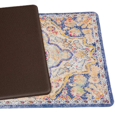 World Rug Gallery Distressed Bohemian Vintage Anti-fatigue Standing Mat 5 World Rug Gallery Distressed Bohemian Vintage Anti-fatigue Standing Mat - Image 3