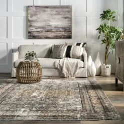 NuLOOM Charvi Distressed Medallion Fringe Area Rug 16 NuLOOM Charvi Distressed Medallion Fringe Area Rug -Home Improvement Store GUEST fbe11936 bc18 488d 8a4f ddd890dc119f