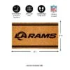 Evergreen Los Angeles Rams Logo Turf Mat, Brown- 28 X 16 Inches Indoor Outdoor Doormat 2 Evergreen Los Angeles Rams Logo Turf Mat, Brown- 28 X 16 Inches Indoor Outdoor Doormat -Home Improvement Store GUEST fc34c13c 9d33 4a1a 9923 01f2b51ead18
