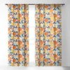 Avenie Citrus Fruits Blue Single Panel Sheer Window Curtain - Society6 -Home Improvement Store GUEST fc42af63 39b4 4bed 96d4 4554ba8f3893