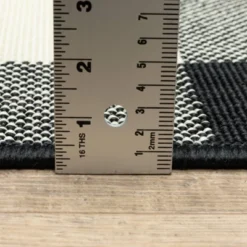 Madeline Border Patio Rug Black/Ivory - Captiv8e Designs 8 Madeline Border Patio Rug Black/Ivory - Captiv8e Designs -Home Improvement Store GUEST fcc54c06 34bb 4f97 bd61 5ec305894282