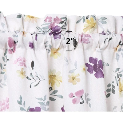 Trinity Oxford Cloth Flower Brocade Curtains For Half Window Farmhouse 3 Trinity Oxford Cloth Flower Brocade Curtains For Half Window Farmhouse