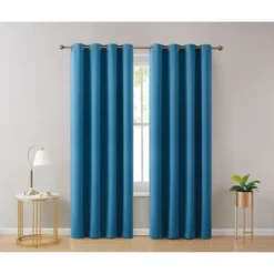 HLC.ME Laurance Complete Blackout Thermal Insulated Grommet Top Panels Window Curtains Drapes For Bedroom, Set Of 2 -Home Improvement Store GUEST fe127bdc 5f8b 4a2e a4f2 b42828f88b7e