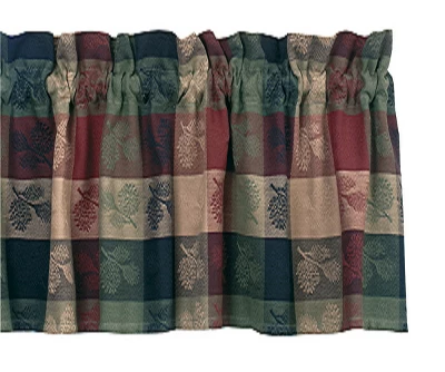 Park Designs Pinecone Valance - 14"L - Green 3 Park Designs Pinecone Valance - 14"L - Green