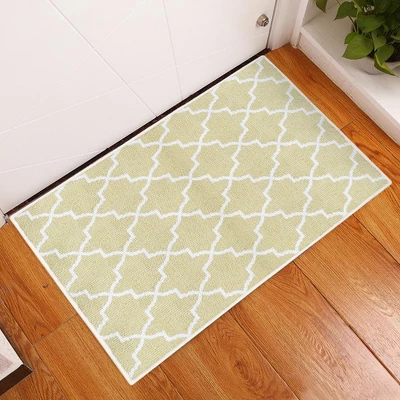 Sussexhome Lattice Collection Cotton Heavy Duty Low Pile Area Rug , 2' X 3' 3 Sussexhome Lattice Collection Cotton Heavy Duty Low Pile Area Rug , 2' X 3'