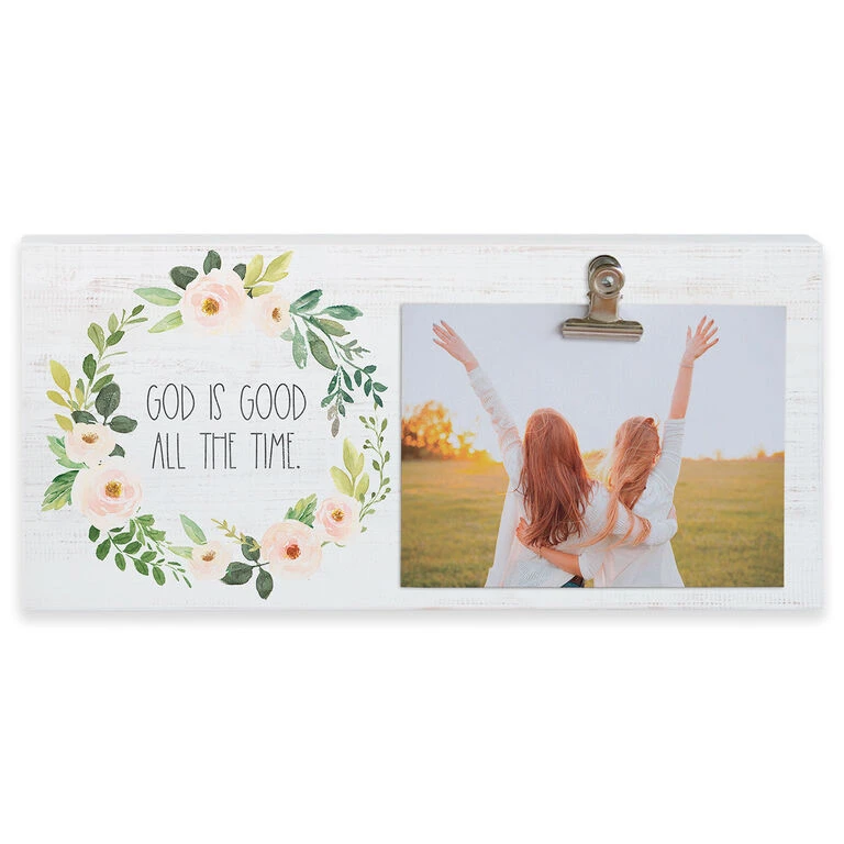 God Is Good Clip Picture Frame, 3x5 3 God Is Good Clip Picture Frame, 3x5