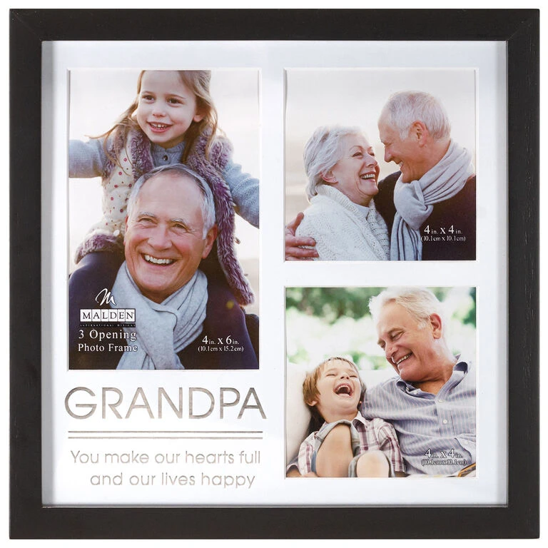 Malden Grandpa Modern Collage Picture Frame 3 Malden Grandpa Modern Collage Picture Frame
