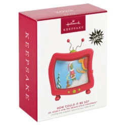 Hallmark Dr. Seuss's How The Grinch Stole Christmas!™ How Could It Be So? Ornament With Light And Sound 11 Hallmark Dr. Seuss's How The Grinch Stole Christmas!™ How Could It Be So? Ornament With Light And Sound -Home Improvement Store Grinch Stole Christmas TV Keepsake Ornament 1999QXI7387 04