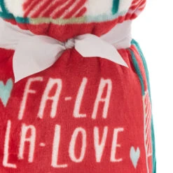 Hallmark Channel Fa-La-La-Love Plaid Blanket, 50x60 -Home Improvement Store Hallmark Channel FaLaLaLove Plaid Blanket 1XKT3520 05