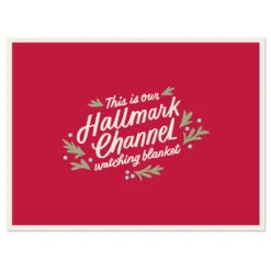Hallmark Channel Red Oversized Blanket, 60x80 11 Hallmark Channel Red Oversized Blanket, 60x80 -Home Improvement Store Hallmark Channel FamilySized Blanket 1XKT3505 04
