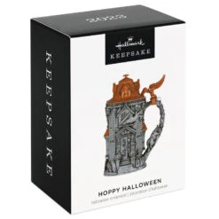 Hallmark Hoppy Halloween Beer Stein 2023 Ornament -Home Improvement Store Halloween Beer Stein Keepsake Ornament 1799QFO5287 04