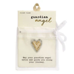Demdaco Guardian Angel Heart Token -Home Improvement Store Heart Pocket Token 1008100033 03