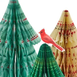 Hallmark Honeycomb Trees 3D Pop-Up Christmas Decorations, Set Of 3 7 Hallmark Honeycomb Trees 3D Pop-Up Christmas Decorations, Set Of 3 -Home Improvement Store Honeycomb Trees 3D PopUp Christmas Decorations Set 1999XPJ8046 02
