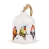 Demdaco Hummers On A Wire Small Ceramic Bell -Home Improvement Store Hummingbirds Illustration on White Ceramic Bell 1004610063 01