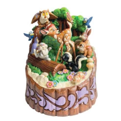 Enesco Jim Shore Disney Bambi Carved By Heart Figurine, 7.7"