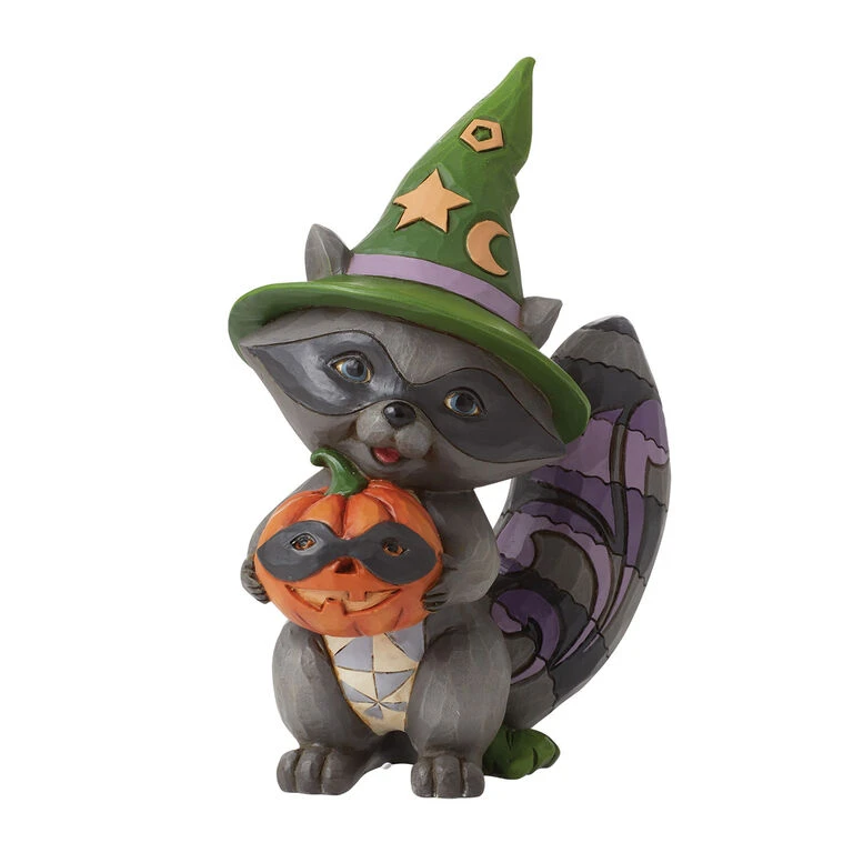 Enesco Jim Shore Halloween Raccoon Figurine, 5.9" 3 Enesco Jim Shore Halloween Raccoon Figurine, 5.9"