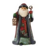 Enesco Jim Shore Holiday Manor Santa Figurine, 10.04" -Home Improvement Store Jim Shore Holiday Santa Staff Lantern Figurine 6012884 01