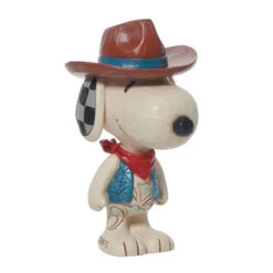 Enesco Jim Shore Peanuts Snoopy Cowboy Figurine, 5.55"