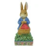 Enesco Jim Shore Peter Rabbit With Basket Of Strawberries Figurine, 6.2" -Home Improvement Store Jim Shore Peter Rabbit With Basket Figurine 6012489 01