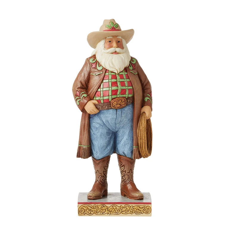 Enesco Jim Shore Western Santa Figurine, 10.24" 3 Enesco Jim Shore Western Santa Figurine, 10.24"