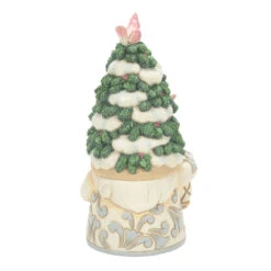 Enesco Jim Shore White Woodland Gnome With Evergreen Tree Hat Figurine, 7.09" 5 Enesco Jim Shore White Woodland Gnome With Evergreen Tree Hat Figurine, 7.09" -Home Improvement Store Jim Shore Woodland Gnome With Evergreen Hat Figurine 6012682 02