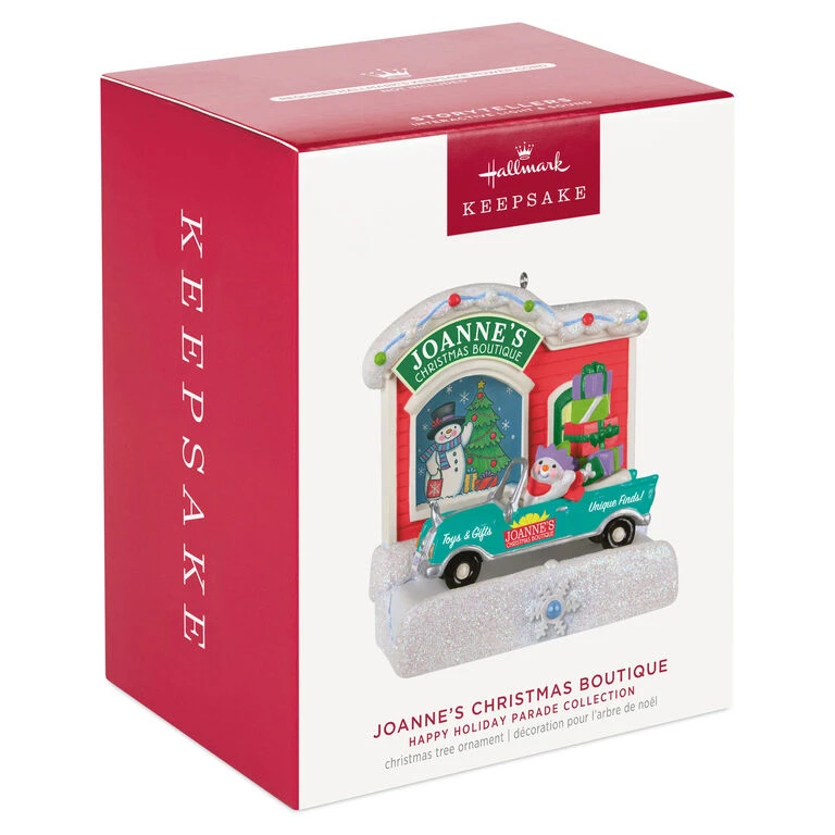 Hallmark Happy Holiday Parade Collection Joanne's Christmas Boutique Musical Ornament With Light 5 Hallmark Happy Holiday Parade Collection Joanne's Christmas Boutique Musical Ornament With Light - Image 4
