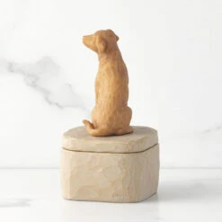 Willow Tree Light Brown Dog Figurine Keepsake Box 7 Willow Tree Light Brown Dog Figurine Keepsake Box -Home Improvement Store Light Brown Dog Figurine Keepsake Box 28176 03