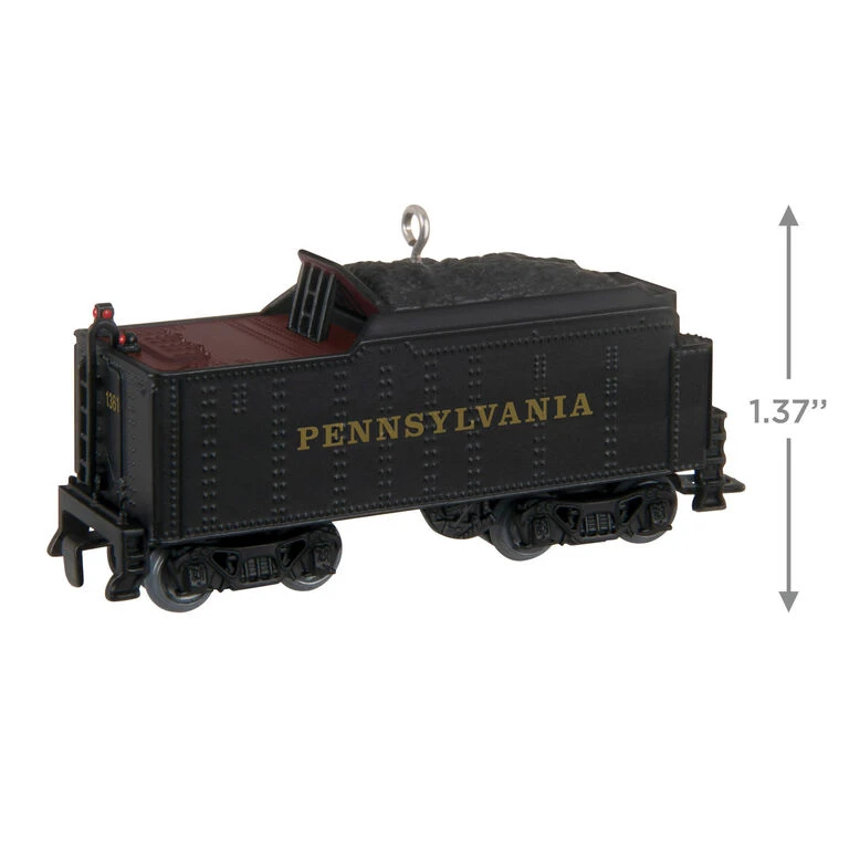 Hallmark Lionel® Pennsylvania K4 Tender Metal Ornament 5 Hallmark Lionel® Pennsylvania K4 Tender Metal Ornament - Image 3