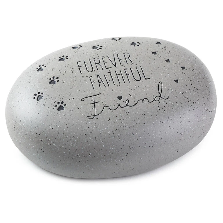 Hallmark Furever Faithful Friend Memorial Garden Stone 3 Hallmark Furever Faithful Friend Memorial Garden Stone