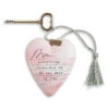 Demdaco Mom Dear You Art Heart Sculpture, 3.5" 1 Demdaco Mom Dear You Art Heart Sculpture, 3.5" -Home Improvement Store Mom Dear You Art Heart Sculpture With Tassel and Key 1008000003 01