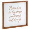 Hallmark Moms Love In Big Ways Wood Quote Sign 1 Hallmark Moms Love In Big Ways Wood Quote Sign -Home Improvement Store Moms Love in Big Ways Wood Quote Sign 1SNN1036 01