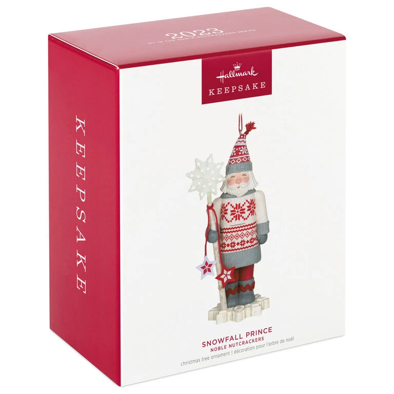 Hallmark Noble Nutcrackers Snowfall Prince Ornament 6 Hallmark Noble Nutcrackers Snowfall Prince Ornament - Image 4
