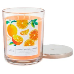 Hallmark Orange Vanilla Cream 3-Wick Jar Candle, 16 Oz. 7 Hallmark Orange Vanilla Cream 3-Wick Jar Candle, 16 Oz. -Home Improvement Store Orange Vanilla Cream 3Wick Jar Candle 1BGC1062 03