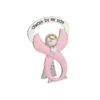 Roman Pink Ribbon Always By My Side Bedside Angel, 2.5" 1 Roman Pink Ribbon Always By My Side Bedside Angel, 2.5" -Home Improvement Store Pink Ribbon Always By My Side Bedside Angel 223298 01