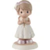 Precious Moments Blessings On Your First Communion Brunette Girl Figurine, 5.3" 1 Precious Moments Blessings On Your First Communion Brunette Girl Figurine, 5.3" -Home Improvement Store Precious Moments First Communion Brunette Girl Figurine 222021E 01