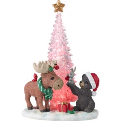 Precious Moments It Moose Be Christmastime Light-Up Figurine, 8" -Home Improvement Store Precious Moments Moose and Bear LightUp Figurine 231405 02