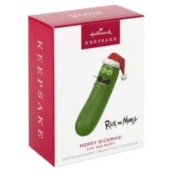 Hallmark Rick And Morty Merry Rickmas! Ornament 11 Hallmark Rick And Morty Merry Rickmas! Ornament -Home Improvement Store Rick and Morty Pickle Keepsake Ornament 1799QXI6087 04
