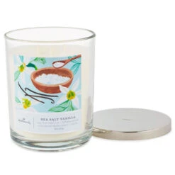 Hallmark Sea Salt Vanilla 3-Wick Jar Candle, 16 Oz. -Home Improvement Store Sea Salt Vanilla 3Wick Jar Candle 1BGC1064 03