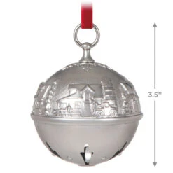Hallmark Ring In The Season Metal Bell Ornament -Home Improvement Store Silver Jingle Bell Keepsake Ornament 2699QXR8139 03