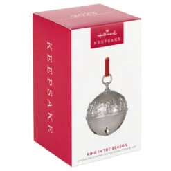 Hallmark Ring In The Season Metal Bell Ornament -Home Improvement Store Silver Jingle Bell Keepsake Ornament 2699QXR8139 04
