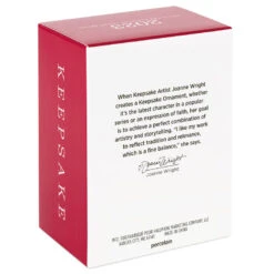 Hallmark Snowtop Lodge Terran S. Gardner Porcelain Ornament -Home Improvement Store Snowman with Flower Pot Keepsake Ornament 2299QXR8119 05