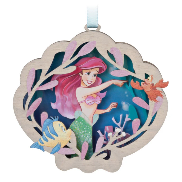 Hallmark Disney The Little Mermaid Ariel And Friends Papercraft Ornament 3 Hallmark Disney The Little Mermaid Ariel And Friends Papercraft Ornament