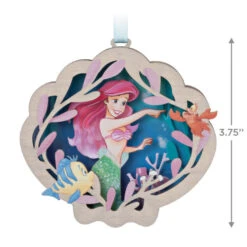 Hallmark Disney The Little Mermaid Ariel And Friends Papercraft Ornament 10 Hallmark Disney The Little Mermaid Ariel And Friends Papercraft Ornament -Home Improvement Store The Little Mermaid and Friends Keepsake Ornament 1999QXD6579 03