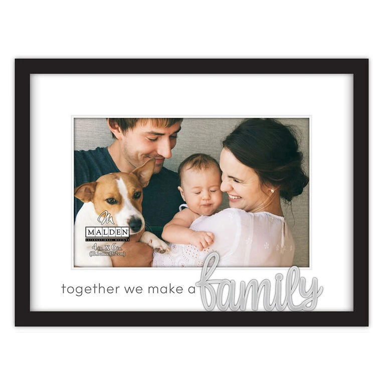 Malden Together We Make A Family Wood Picture Frame, 4x6 3 Malden Together We Make A Family Wood Picture Frame, 4x6