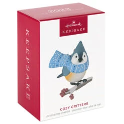 Hallmark Cozy Critters Ornament 11 Hallmark Cozy Critters Ornament -Home Improvement Store Tufted Timouse in Scarf Keepsake Ornament 1499QXR8019 04