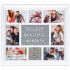 Malden Photo Collage Letterboard White Picture Frame, 18.5x16.5 -Home Improvement Store White Photo Collage Letterboard Picture Frame 918608 01