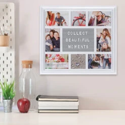 Malden Photo Collage Letterboard White Picture Frame, 18.5x16.5 7 Malden Photo Collage Letterboard White Picture Frame, 18.5x16.5 -Home Improvement Store White Photo Collage Letterboard Picture Frame 918608 03